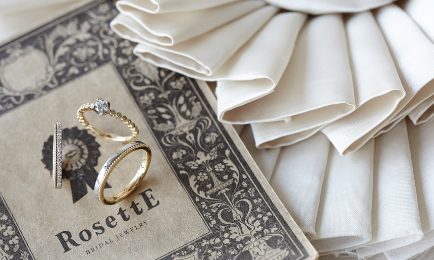 神戸三ノ宮で人気のおしゃれな婚約指輪ロゼット