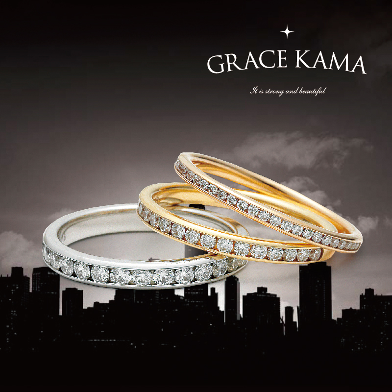 神戸三宮でおすすめの安くて高品質な婚約指輪でグレースカーマのダウンタウンニューヨーク
