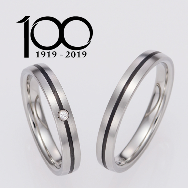 福井でおすすめの鍛造製法の結婚指輪でフィッシャー100周年記念モデル2