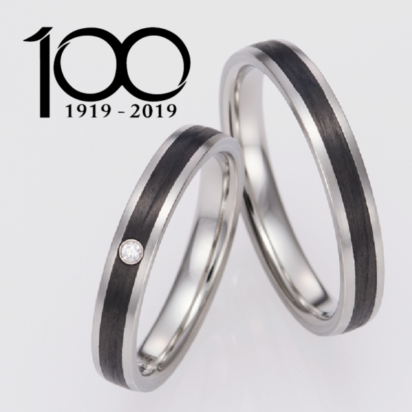 福井でおすすめの鍛造製法の結婚指輪でフィッシャー100周年記念モデル1