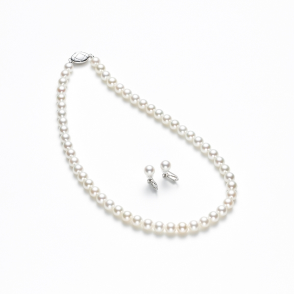 7.5－8mmイヤリングセット （K14WG）