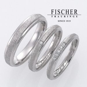 鍛造製法のオススメ結婚指輪ブランドの【FISCHER(フィッシャー)】9650067/9750276