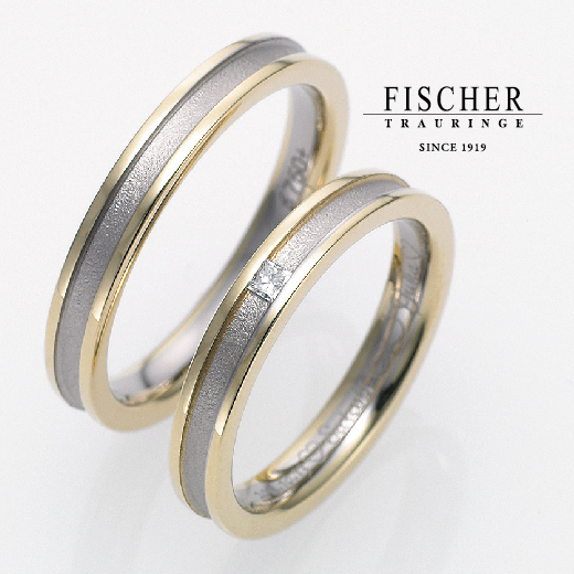 鍛造の結婚指輪 9650277 9750277 Fischer フィッシャー Garden神戸三ノ宮