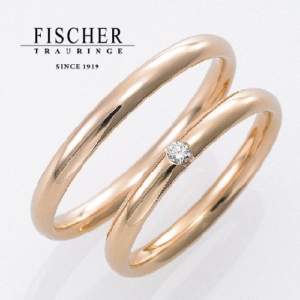 鍛造製法のオススメ結婚指輪ブランドの【FISCHER(フィッシャー)】9650242/9750242