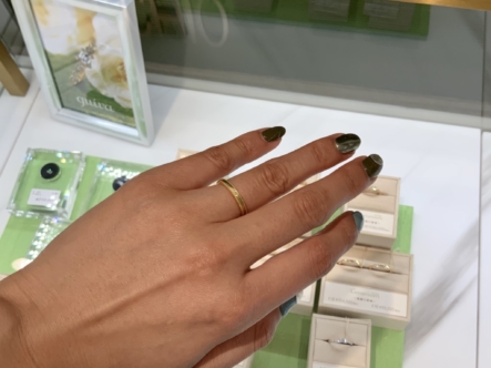 神戸市中央区　ORECCHIO  guira の結婚指輪をご成約頂きました。
