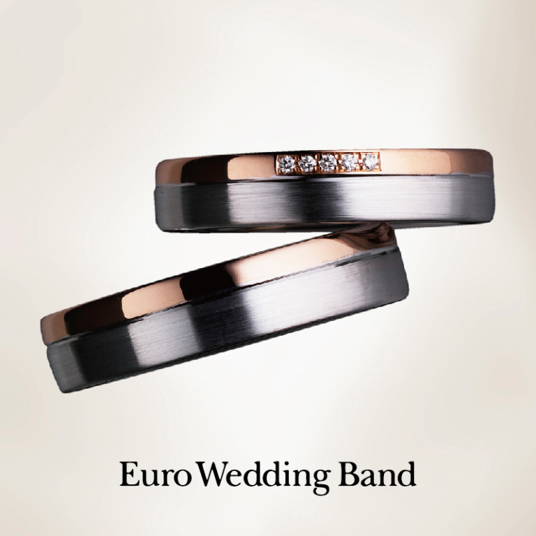 姫路の鍛造製法の結婚指輪ユーロウエディングバンド3