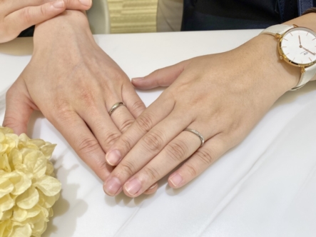 明石市　SWEET BLUE DIAMOND・et.luの結婚指輪
