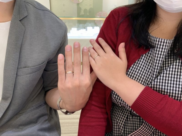大阪府大阪市　フィッシャーの結婚指輪