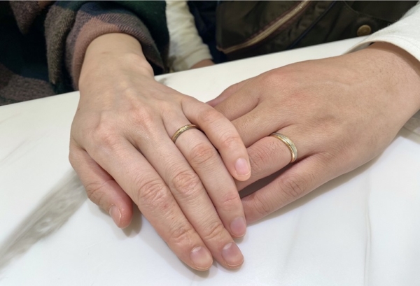北区　Lettetmitteの婚約指輪、FISCHERの結婚指輪をご成約頂きました