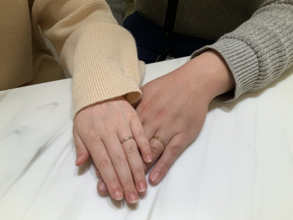 小野市　lettet mitte （レテットミッテ）の結婚指輪をご成約頂きました。