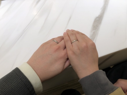 神戸市中央区　FISCHERの結婚指輪をご成約頂きました。