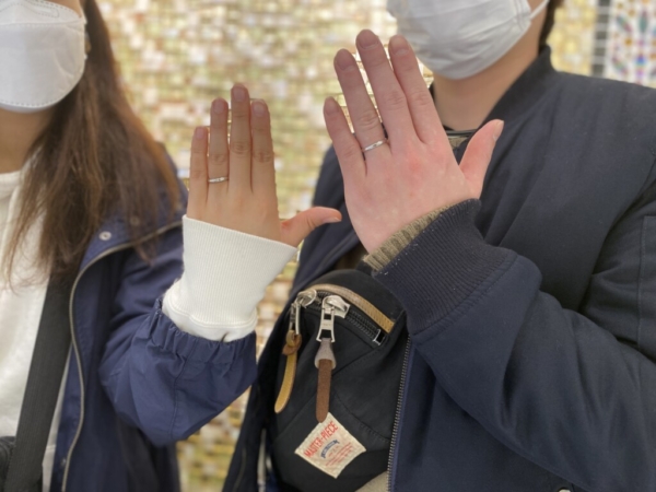 神戸市長田区 Pulitoの結婚指輪をご成約頂きました。