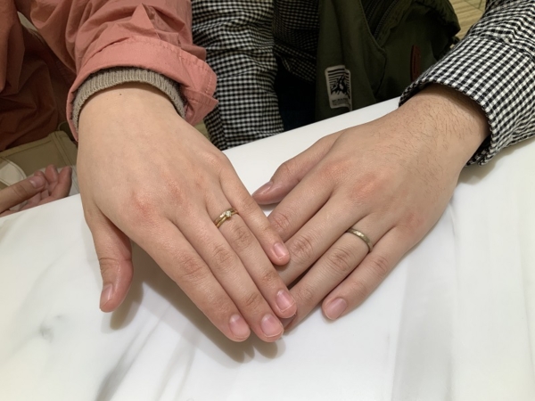 三木市　ALTERGOの結婚指輪をご成約頂きました。
