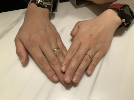 神戸市灘区　FISCHERの結婚指輪をご成約頂きました