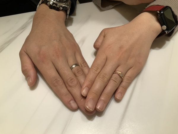 神戸市灘区　FISCHERの結婚指輪をご成約頂きました