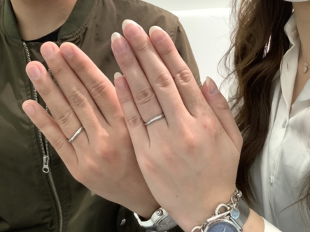 兵庫県尼崎市　Mariage Entの結婚指輪をご成約頂きました