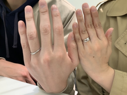 明石市　et.luの婚約指輪と結婚指輪をご成約頂きました