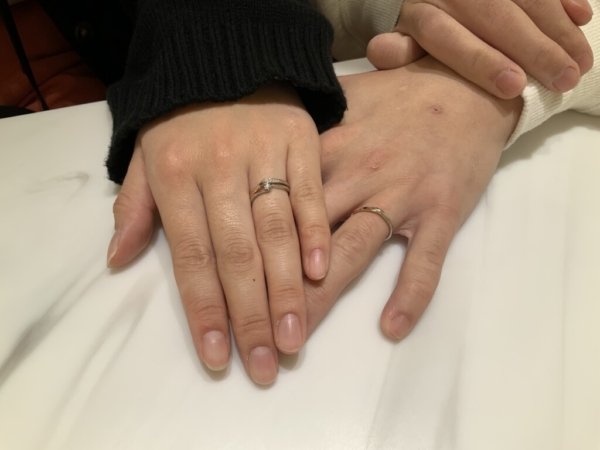 京都府舞鶴市　nocurの結婚指輪をご成約頂きました