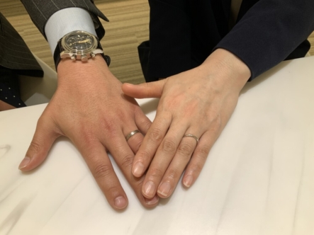篠山市　FISCHERとPulitoの結婚指輪をご成約頂きました
