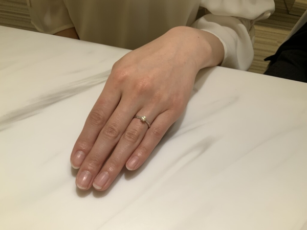 兵庫県高砂市　littlegardenの婚約指輪をご成約頂きました