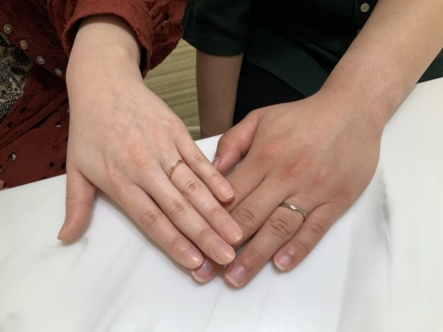 神戸市北区　LAPAGEの結婚指輪をご成約頂きました