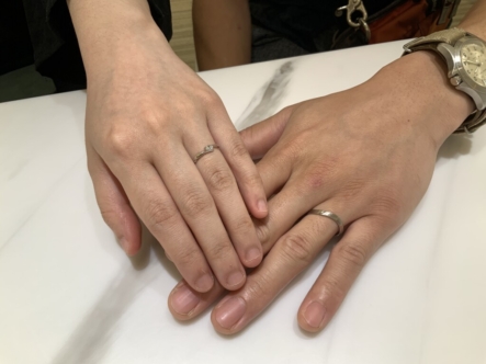 兵庫県明石市　LAPAGEの結婚指輪をご成約頂きました