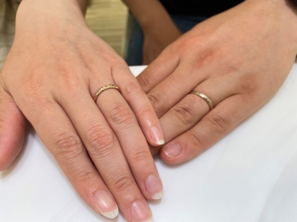 兵庫県尼崎市　FISCHERとMakanaの結婚指輪をご成約頂きました