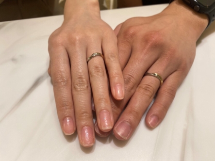 大阪府堺市　LAPAGEの結婚指輪をご成約頂きました