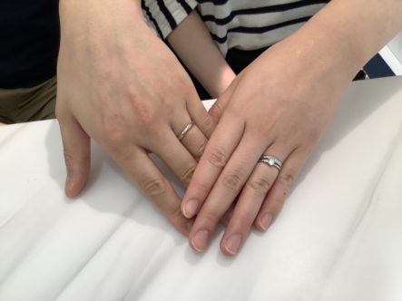兵庫県三木市　neu spurの婚約指輪と結婚指輪をご成約頂きました