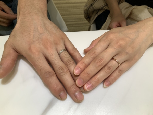 兵庫県西宮市　nocurとJoyeuxの結婚指輪をご成約頂きました