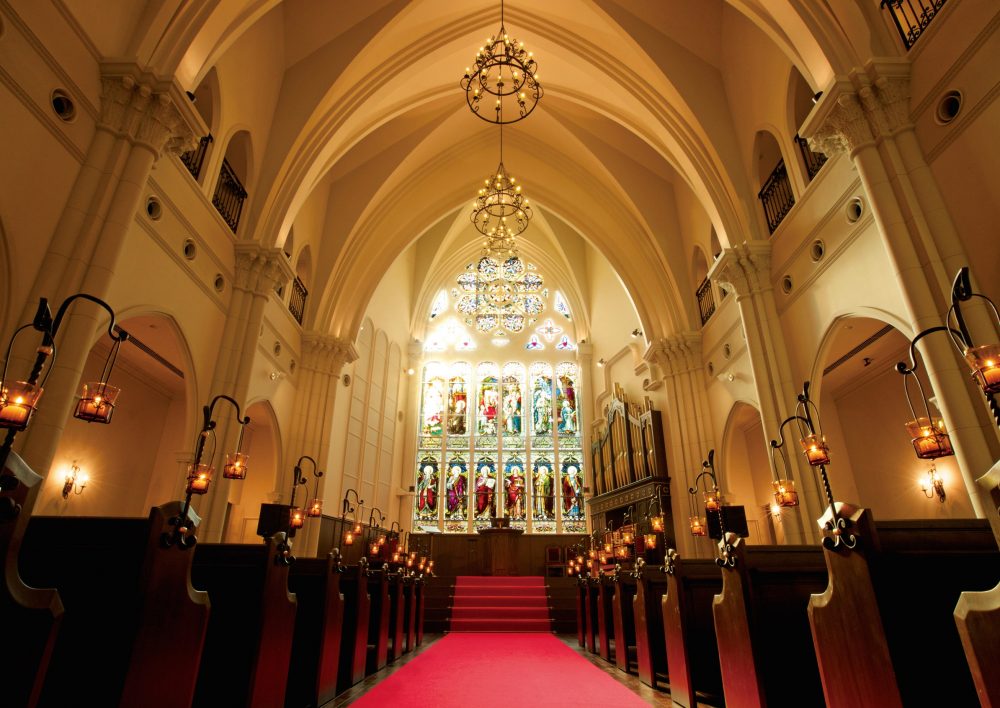 神戸のサプライズプロポーズ 神戸セントモルガン教会