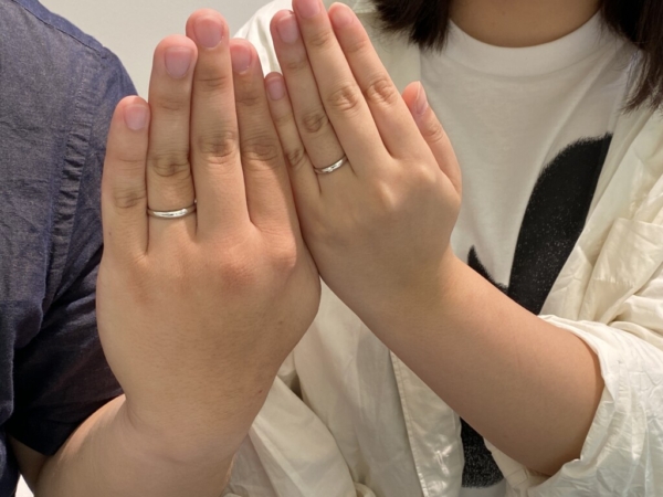 神戸市東灘区　プリートの結婚指輪をご成約していただきました。