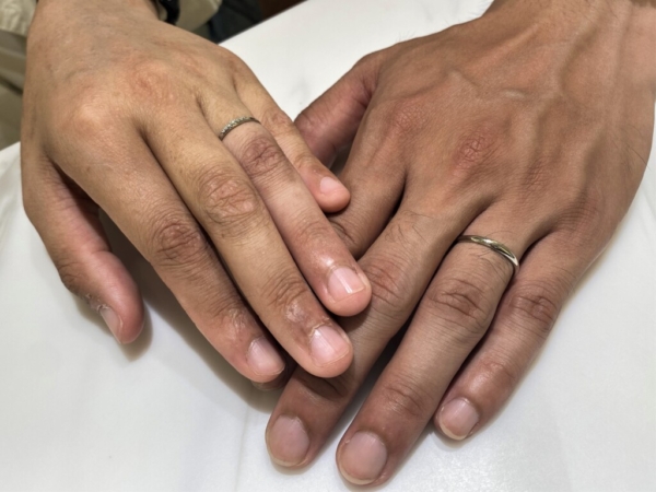 兵庫県神戸市　Coffret Couleurの結婚指輪をご成約頂きました