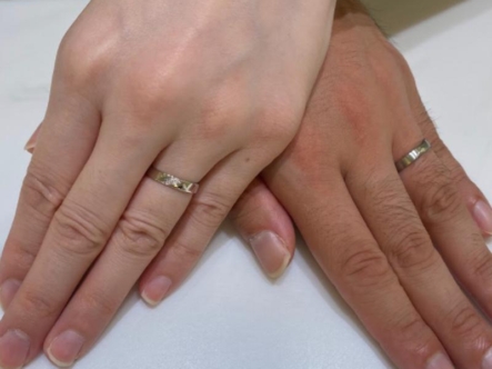 尼崎市フィッシャー×gardenの結婚指輪をご成約していただきました。
