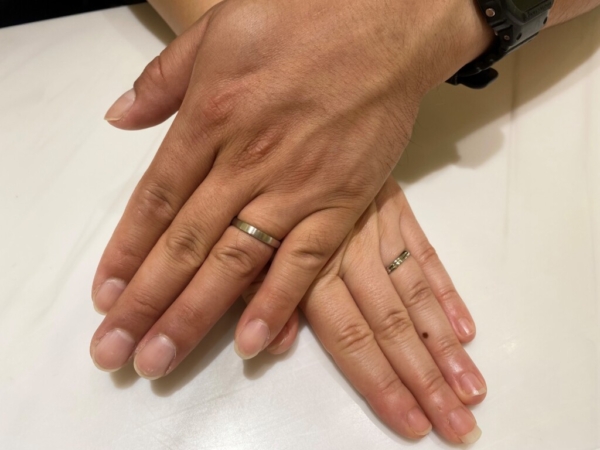神戸市　FISCHERとPilot Bridalの結婚指輪をご成約頂きました