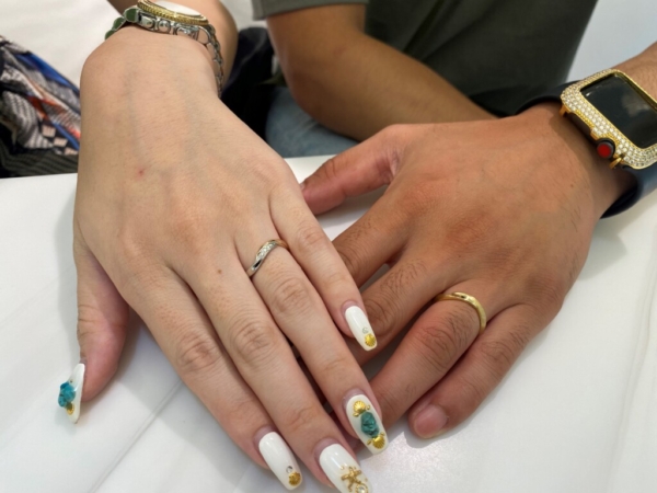 姫路市　LAPAGEの結婚指輪をご成約頂きました