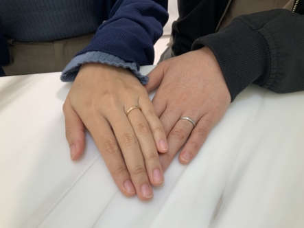 明石市　FISCHERの結婚指輪をご成約頂きました