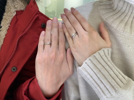 兵庫県三木市　gardenオリジナルの婚約指輪とet.luの結婚指輪をご成約頂きました