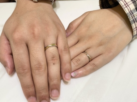 神戸市兵庫区　コフレクルールの結婚指輪をご成約頂きました