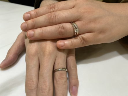 神戸市中央区　LAPAGEの結婚指輪をご成約頂きました