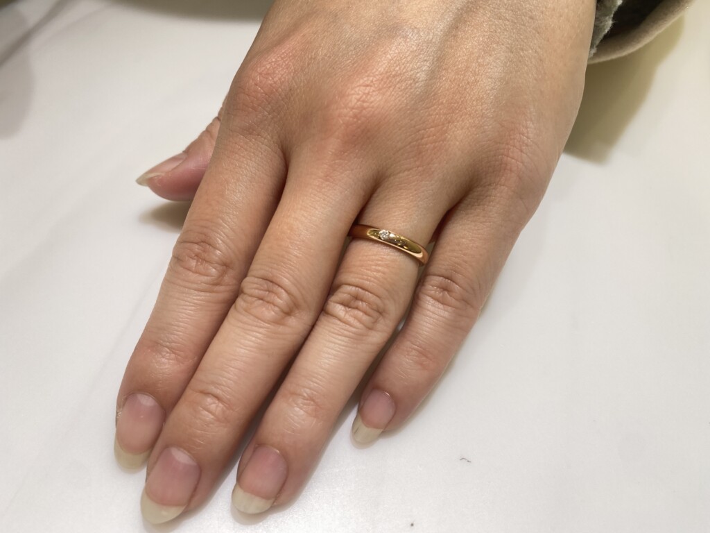 尼崎市　MAILEの結婚指輪をご成約頂きました