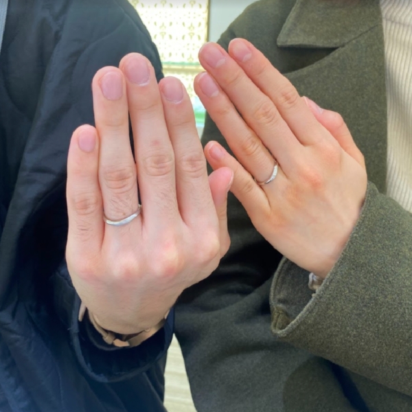 神戸市東灘区　サムシングブルーアイテールの結婚指輪