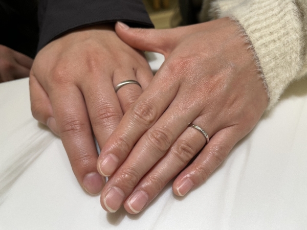 兵庫県伊丹市　FISCHERの結婚指輪をご成約頂きました
