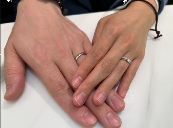 鍛造製法の結婚指輪をご成約