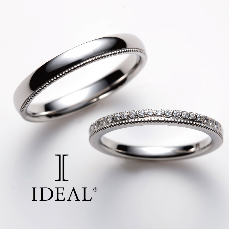 日本製の鍛造結婚指輪でアイデアルプリュフォールのラパッション