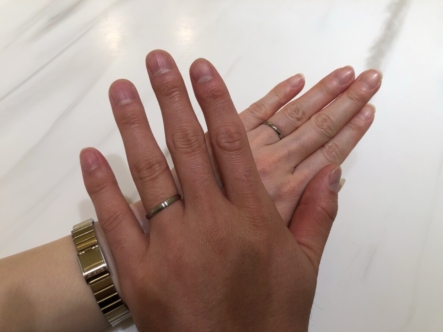 神戸市中央区　FISCHERの結婚指輪をご成約頂きました。