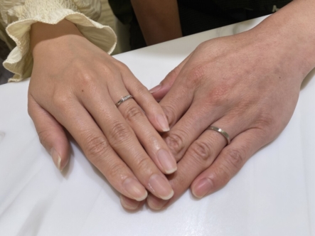 兵庫県西宮市Something Blueの結婚指輪をご成約頂きました