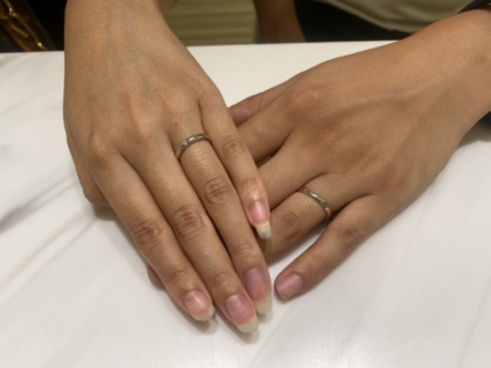 姫路市　Pulitoの結婚指輪をご成約頂きました