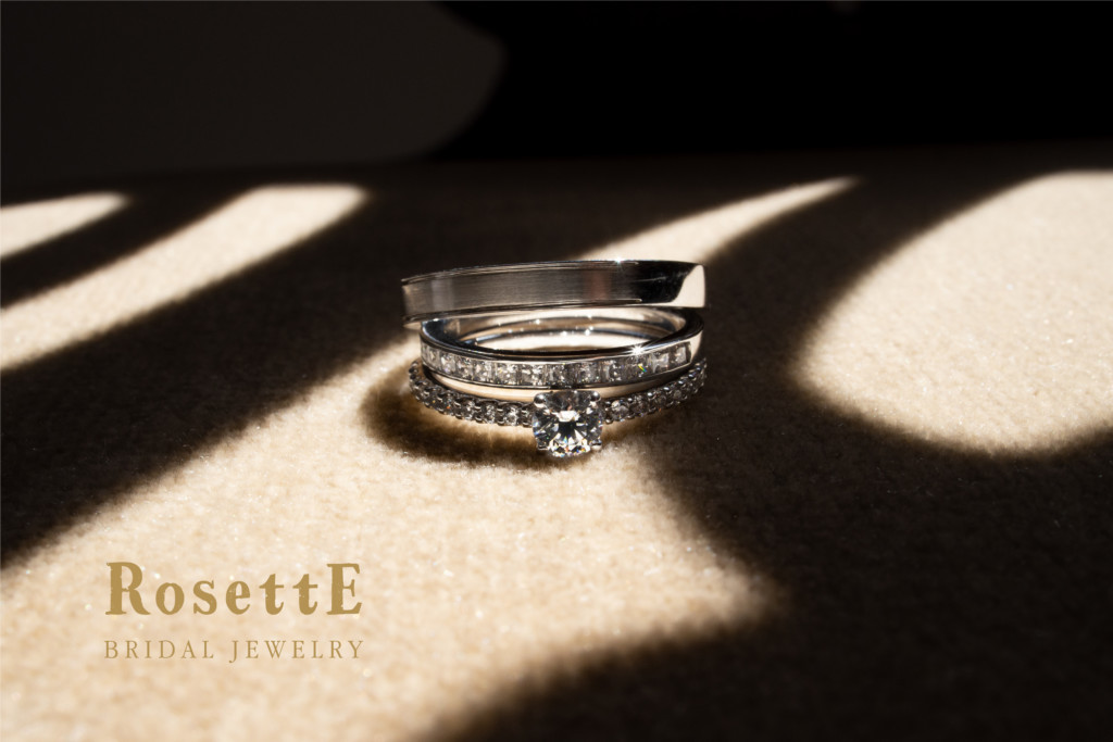 姫路の鍛造製法の結婚指輪ロゼット