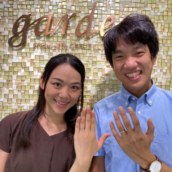神戸市東灘区　Milk&Strawberryの結婚指輪をご成約頂きました